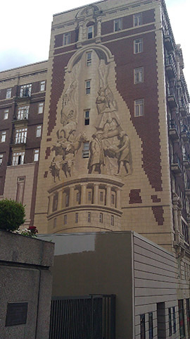 Oregon Historical Society building mural