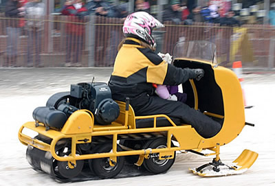 Fur Rondy Vintage Snowmobile