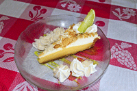 Key lime pie