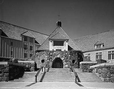Timberline Lodge entrance