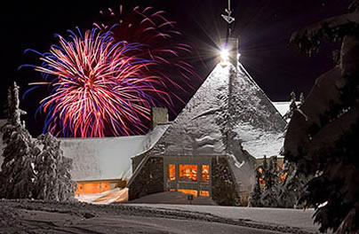 Timberline Lodge fireworks