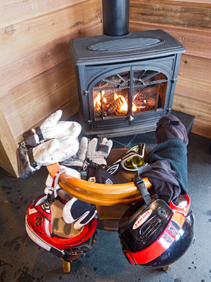 Castle Mountain warming stove