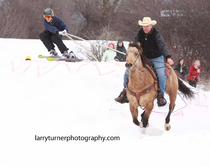 Skijoring fast