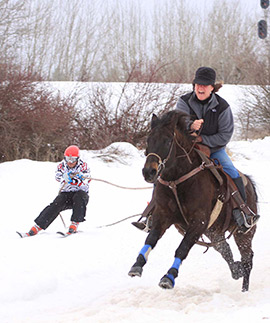 Skijoring racer