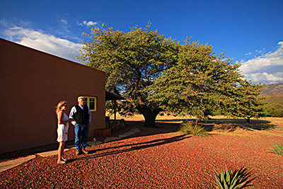 Arizona Lynette and Brook Near Our Casita