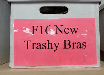Fabulous Palm Springs Follies box of trashy bras
