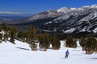 Skiing Mammoth Mountain