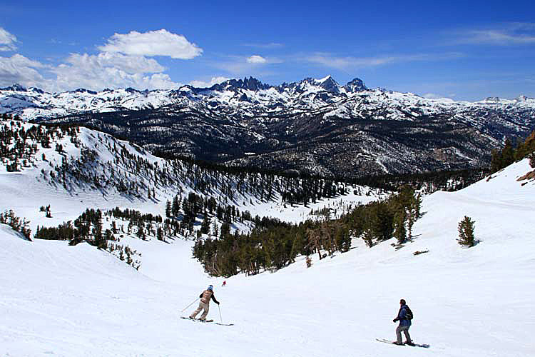 Skiing Mammoth Mountain