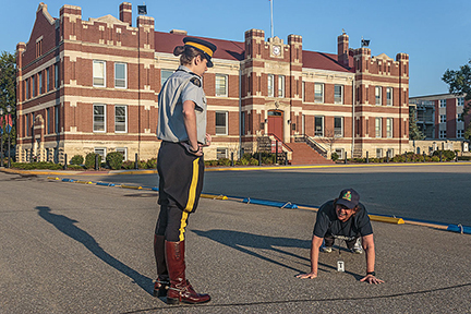 RCMP Boot Camp push ups