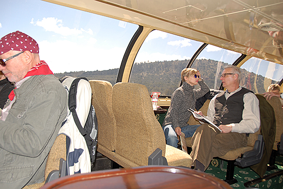 Grand Canyon Railway relaxation