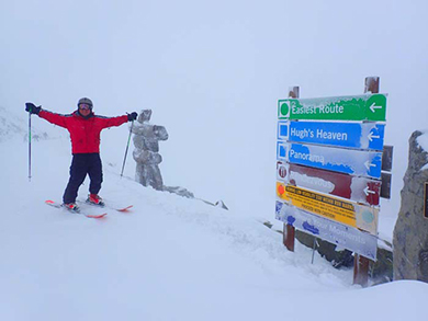 Whistler - happy skier