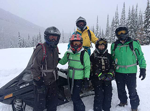 Golden, BC snowmobiling