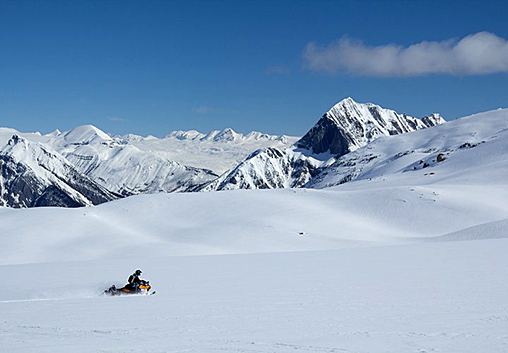 Golden, BC snowmobiling