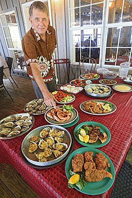 Florida Panhandle fried oysters