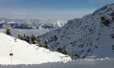 Kicking Horse Mountain Resort Eagle's Eye Restaurant view