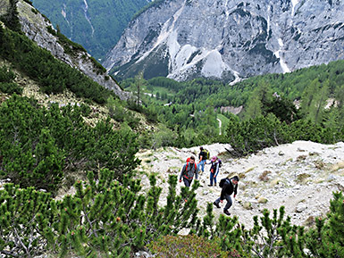 Hiking in Vrsic Pass