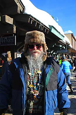 McCall, Idaho parade reveler