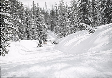 Snowmobiling Mt. Bailey, OR