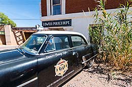 Barney Fife's patrol car from the Andy Griffith TV show