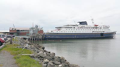 Alasky ferry at Bellingham Cruise Terminal