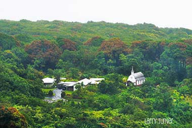 Hawaii, road to Hana church