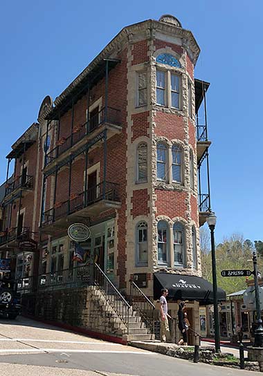 Eureka Springs Arkansas triangle building