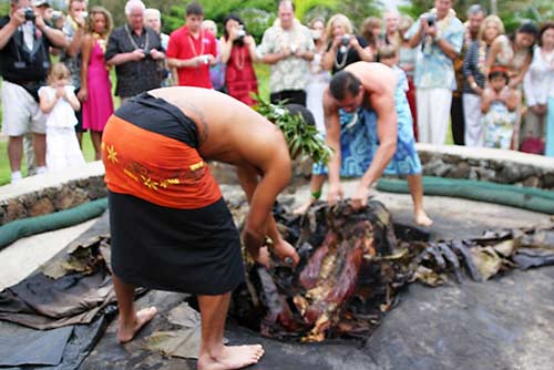 Oahu luau imu ceremony