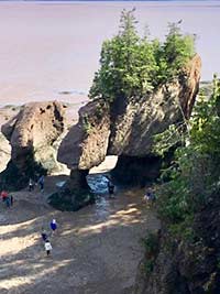 New Brunswick, Hopewell Rocks