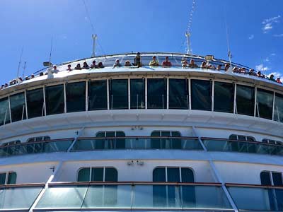 Cuba cruise observation deck