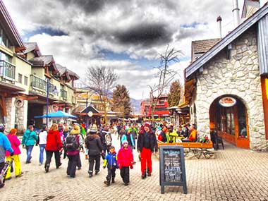 Whistler Village family stroll