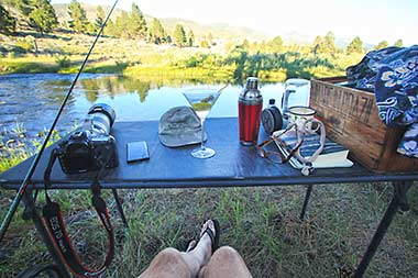 Oregon camp table