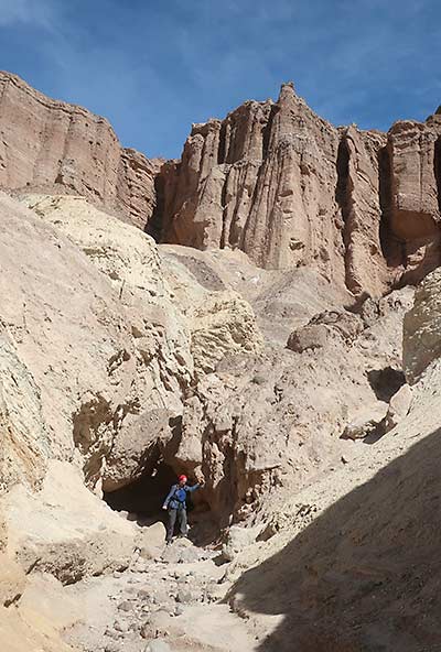 Death Valley National Park side trail to Red Cathedral