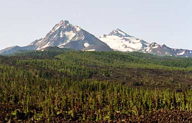 North and Middle Sisters Oregon