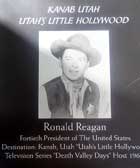 Kanab Ronald Reagan sign