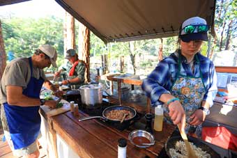 Lunch on the Upper Klamath River