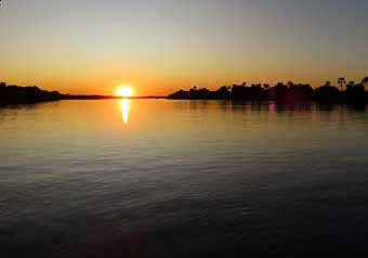 Victoria Falls Zambezi sunset