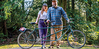 Santana bicycle built for two