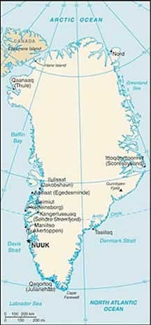 Greenland map