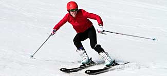 Downhill skier