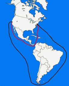 Panama Cnal routes