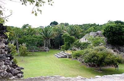 Mexico Kohunlich Great Plaza Temple of the King