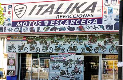 Mexico Escarcega motorcycle store