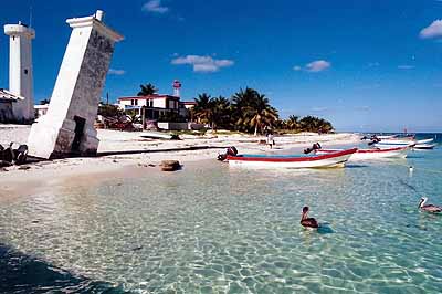 Mexico Puerto Morelos lighthouses
