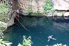 Mexico Valladolid Cenote Zaci