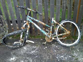 Bicycle from the deep