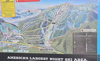 Ski Bowl West map