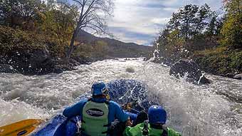 "New" Klamath rafting, Kikaceki Canyon Towards Kikaceki Falls.jpg