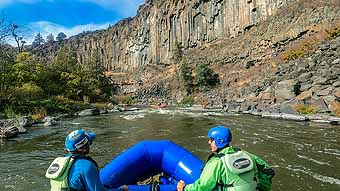 "New" Klamath rafting, Kikaceki Canyon view at Big Bend