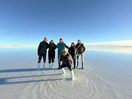 Bolivian tour group