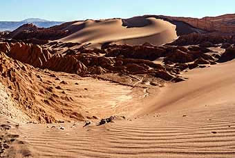 Sand dunes, Chile